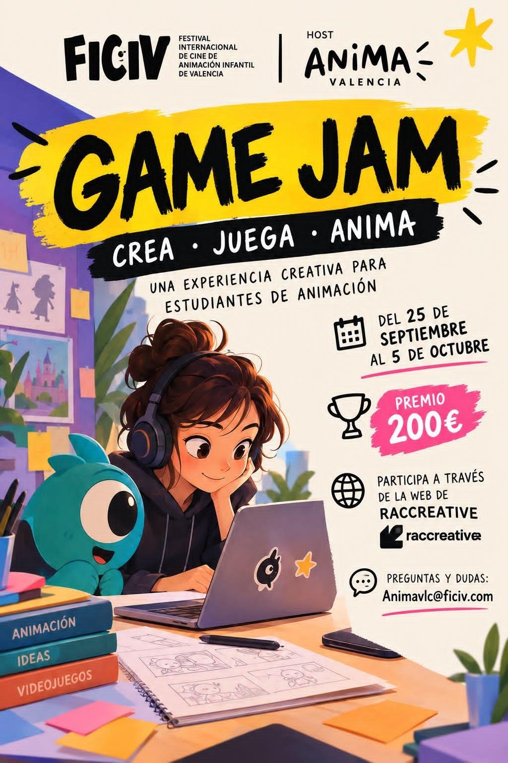 Anima Valencia Game Jam 2026 banner